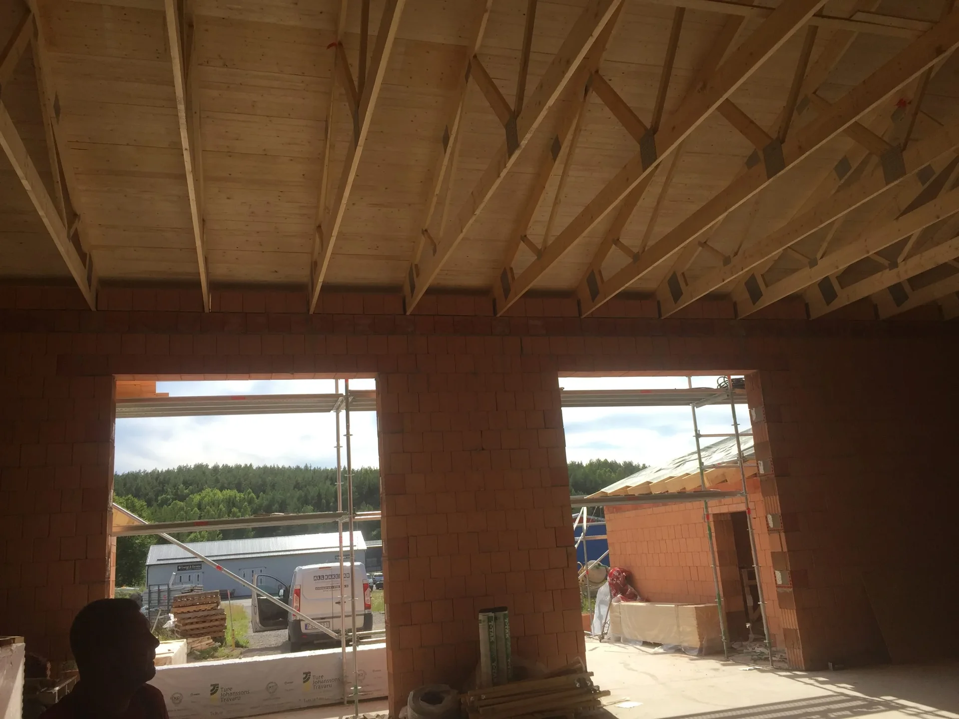 POROTHERM interiör under konstruktion