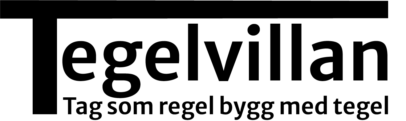 Tegelvillan — Tag som regel bygg med tegel